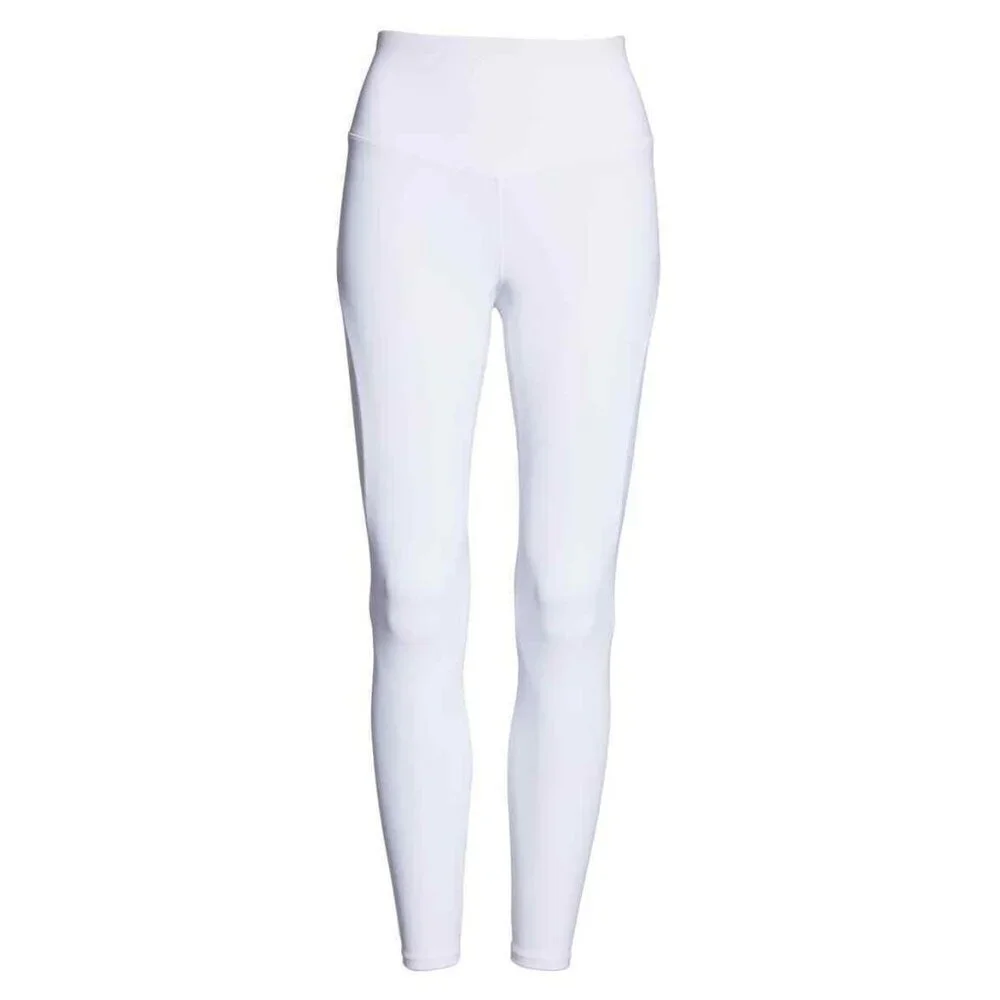 Free People FP Movement Formation High Waist Ankle Leggings White SZ SP New